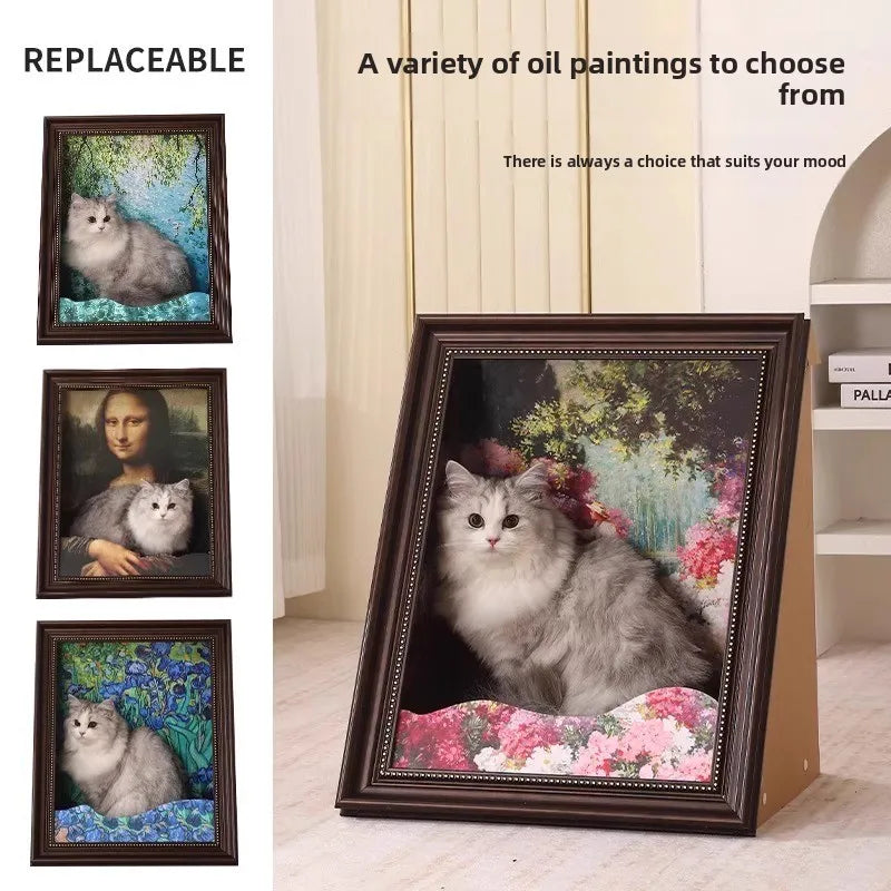 Mona Lisa Cat Bed