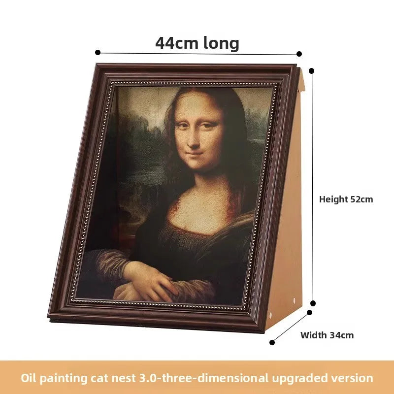 Mona Lisa Cat Bed