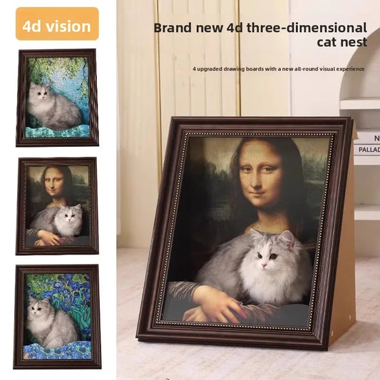 Mona Lisa Cat Bed