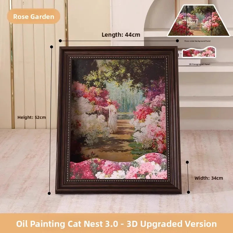 Mona Lisa Cat Bed
